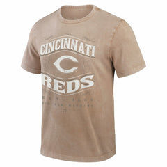 Cincinnati Reds Darius Rucker Collection Sun Faded T-Shirt - Tan
