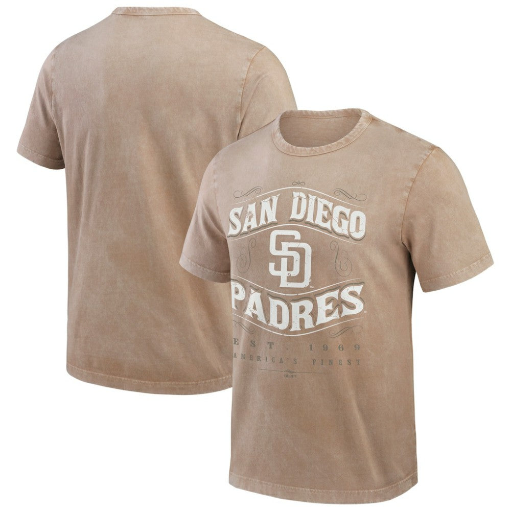 San Diego Padres Darius Rucker Collection Sun Faded T-Shirt - Tan