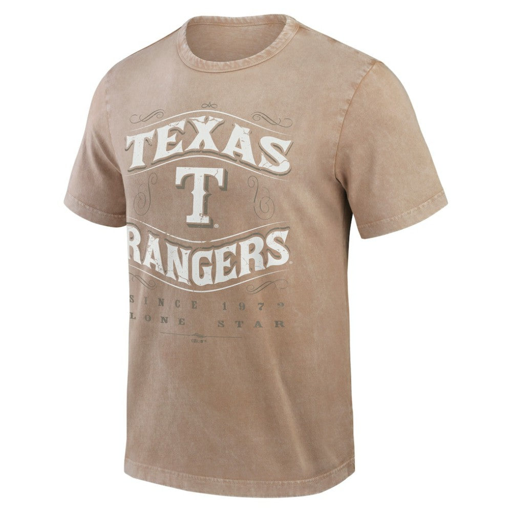 Texas Rangers Darius Rucker Collection Sun Faded T-Shirt - Tan