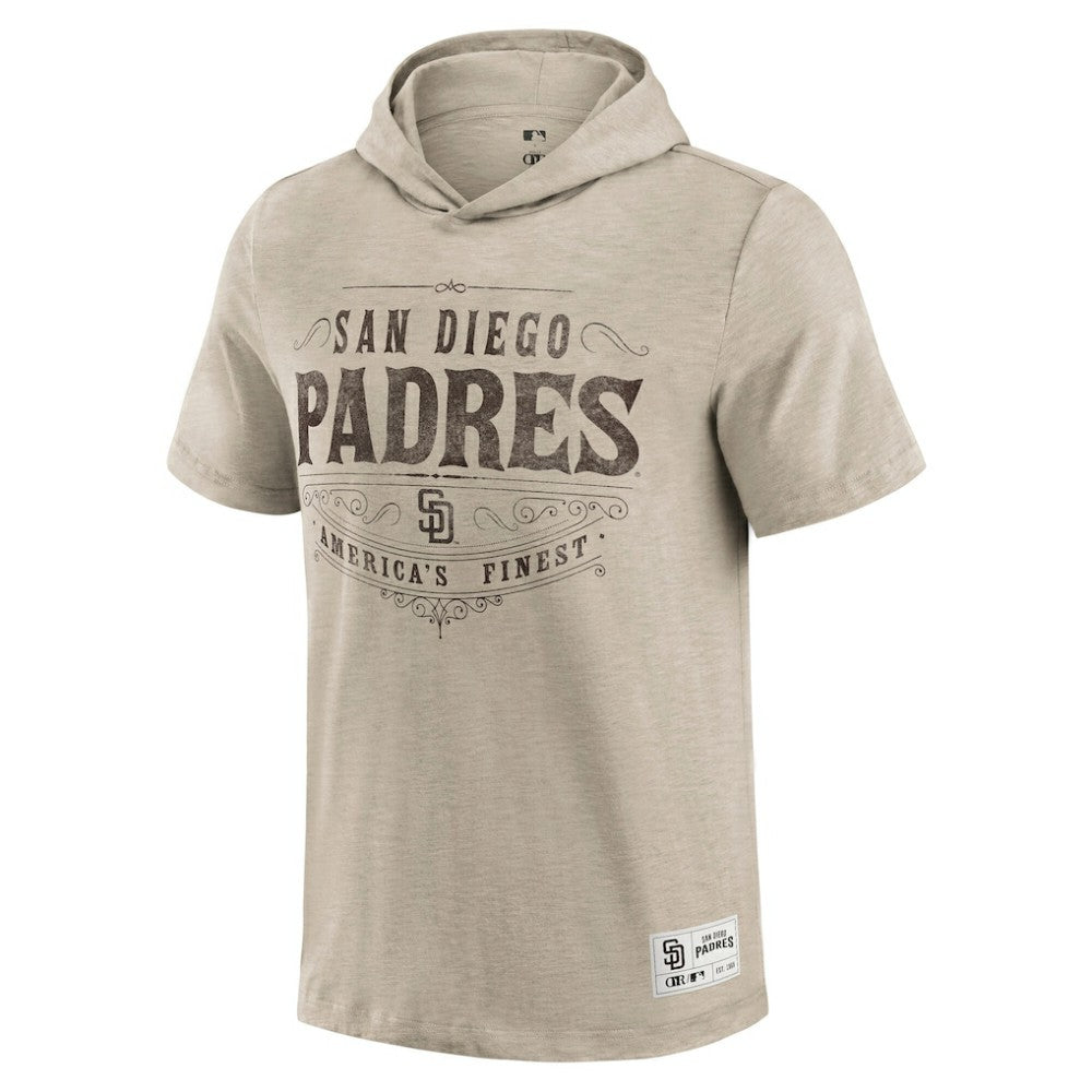 San Diego Padres Darius Rucker Collection Hooded T-Shirt - Tan