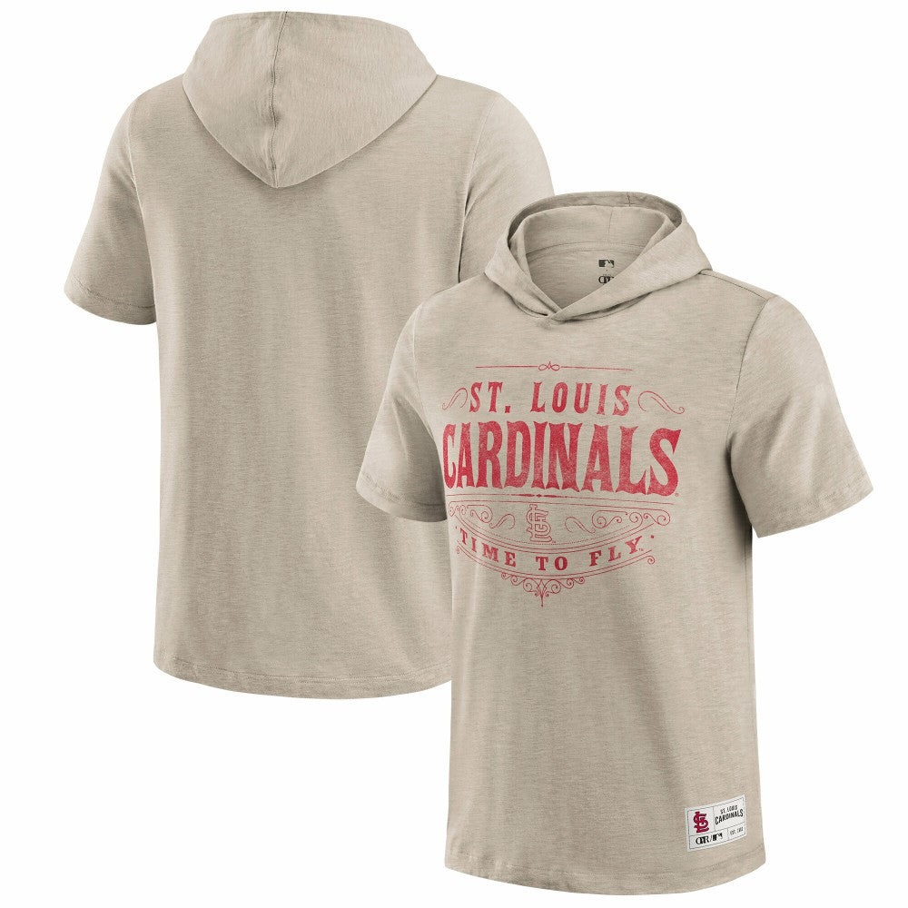 St. Louis Cardinals Darius Rucker Collection Hooded T-Shirt - Tan