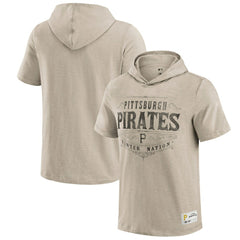 Pittsburgh Pirates Darius Rucker Collection Hooded T-Shirt - Tan