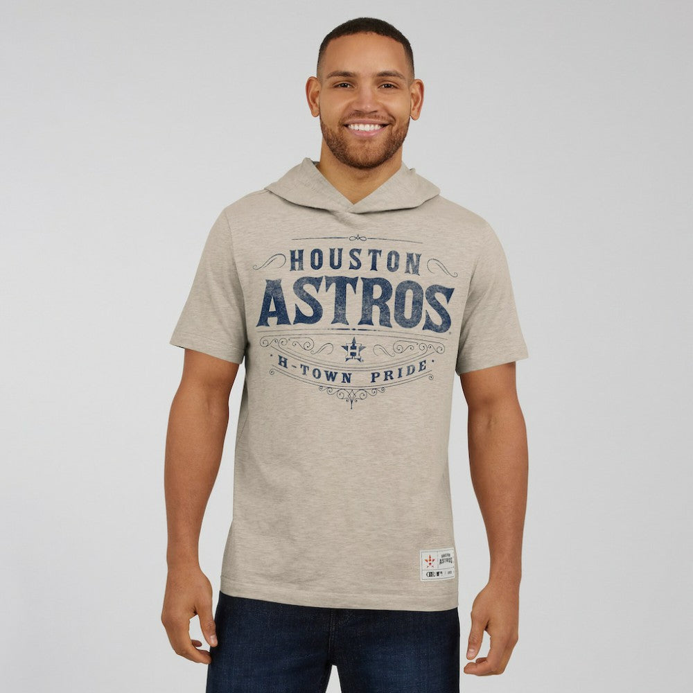 Houston Astros Darius Rucker Collection Hooded T-Shirt - Tan