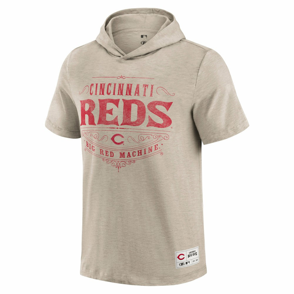 Cincinnati Reds Darius Rucker Collection Hooded T-Shirt - Tan