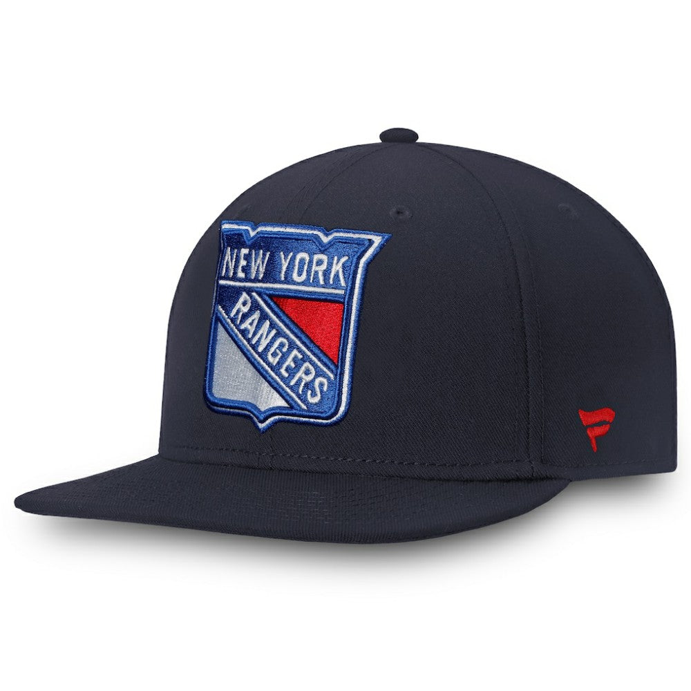 New York Rangers Fanatics Core Fitted Hat Navy