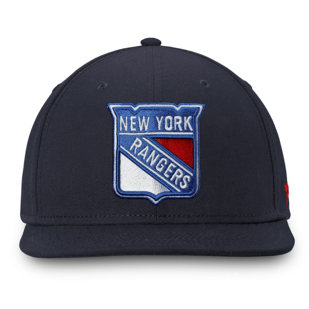 New York Rangers Fanatics Core Fitted Hat Navy