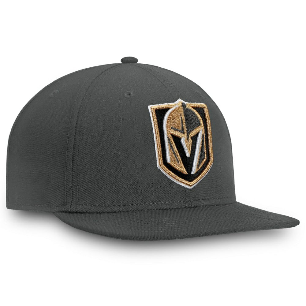 Vegas Golden Knights Fanatics Core Fitted Hat Charcoal