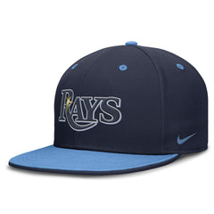 Tampa Bay Rays  True Primetime Two-Tone Performance Fitted Hat - Navy/Light Blue | Nike