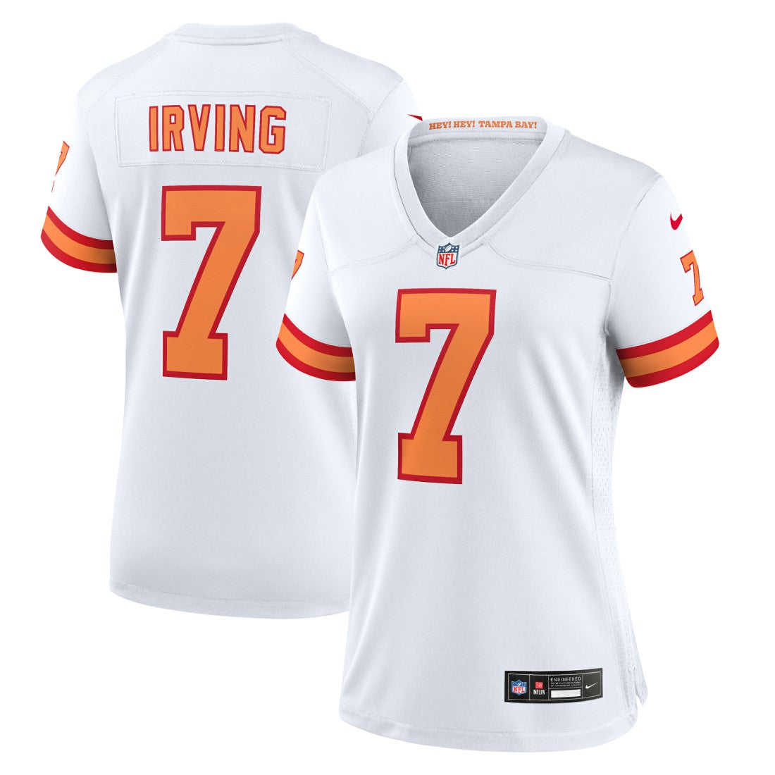 Bucky Irving '76 Tampa Bay Buccaneers Women's Game Jersey - White | Nike for sale