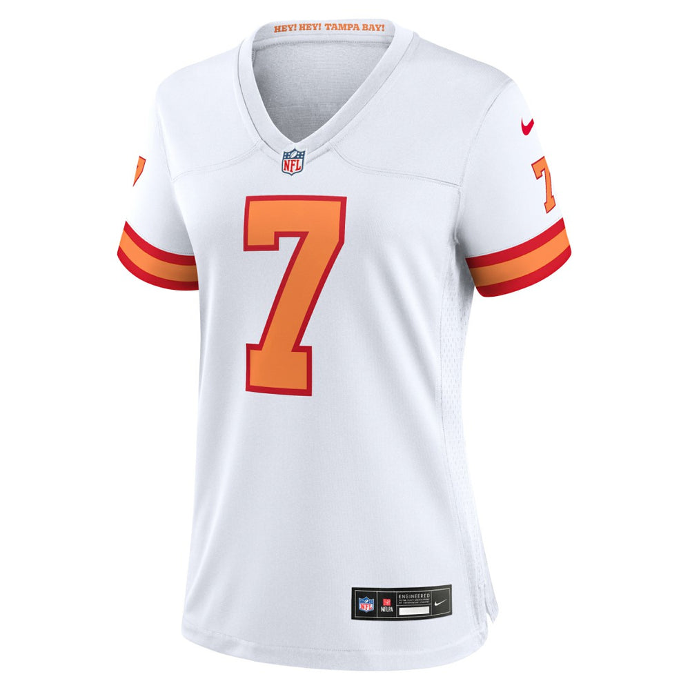 Bucky Irving '76 Tampa Bay Buccaneers Women's Game Jersey - White | Nike for sale