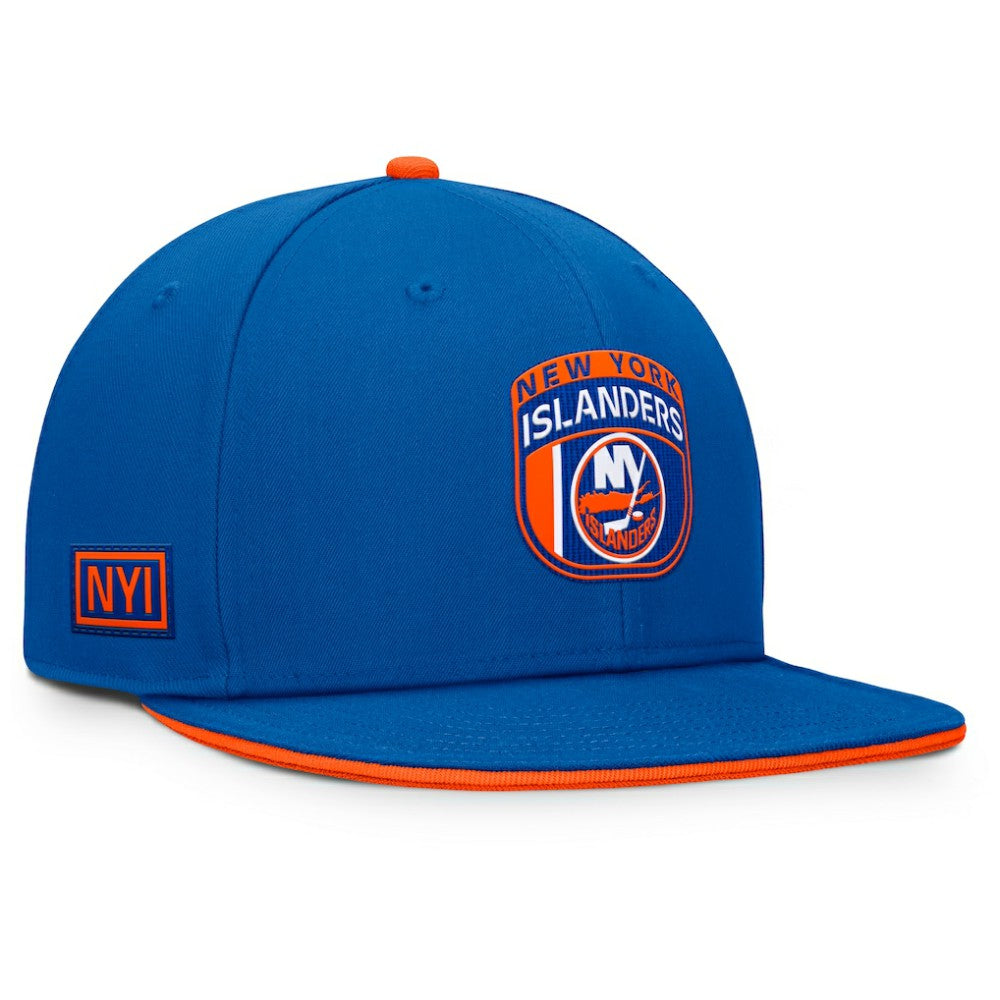 New York Islanders Fanatics Authentic Pro Draft Snapback Hat Royal