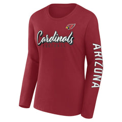 Arizona Cardinals Women's Cheerleader Long Sleeve T-Shirt - Cardinal online