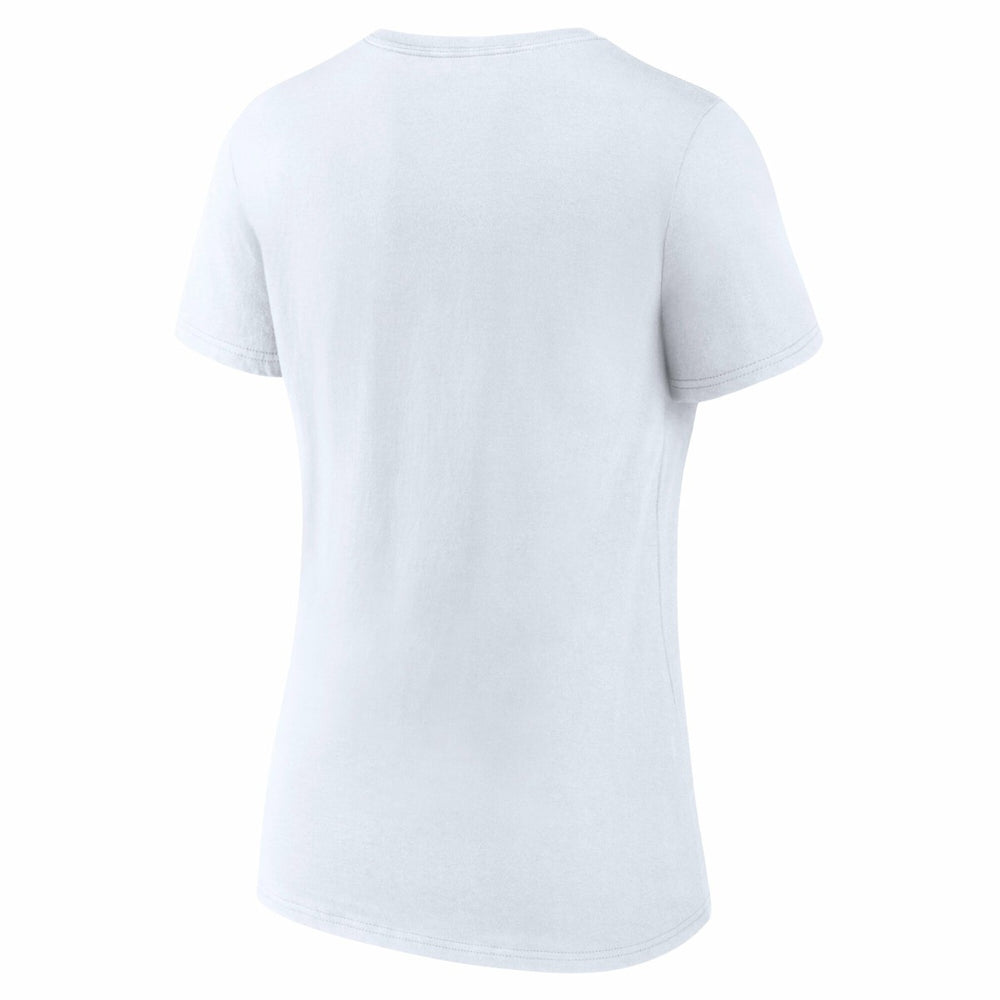 Portland Trail Blazers Women's Bench Warmer V-Neck T-Shirt - White | Fanatics shop