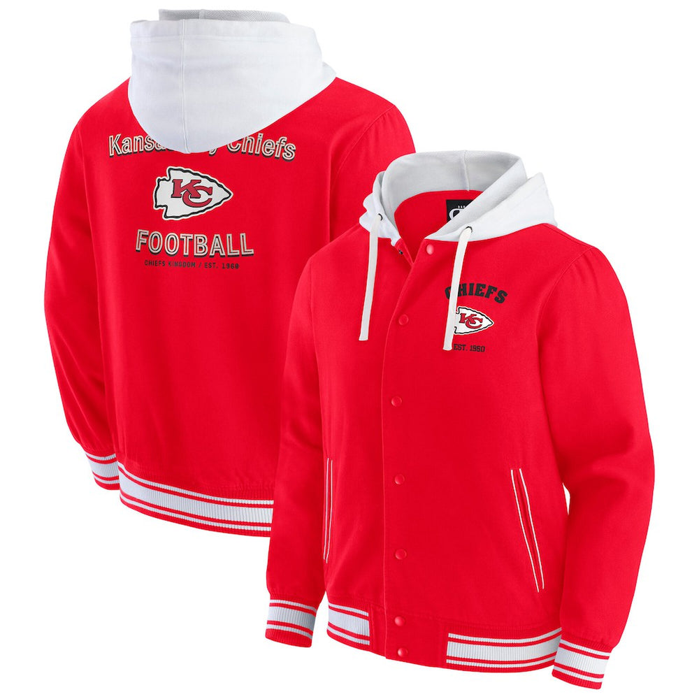 Kansas City Chiefs Darius Rucker Collection Full-Snap Hoodie Jacket - Red for sale