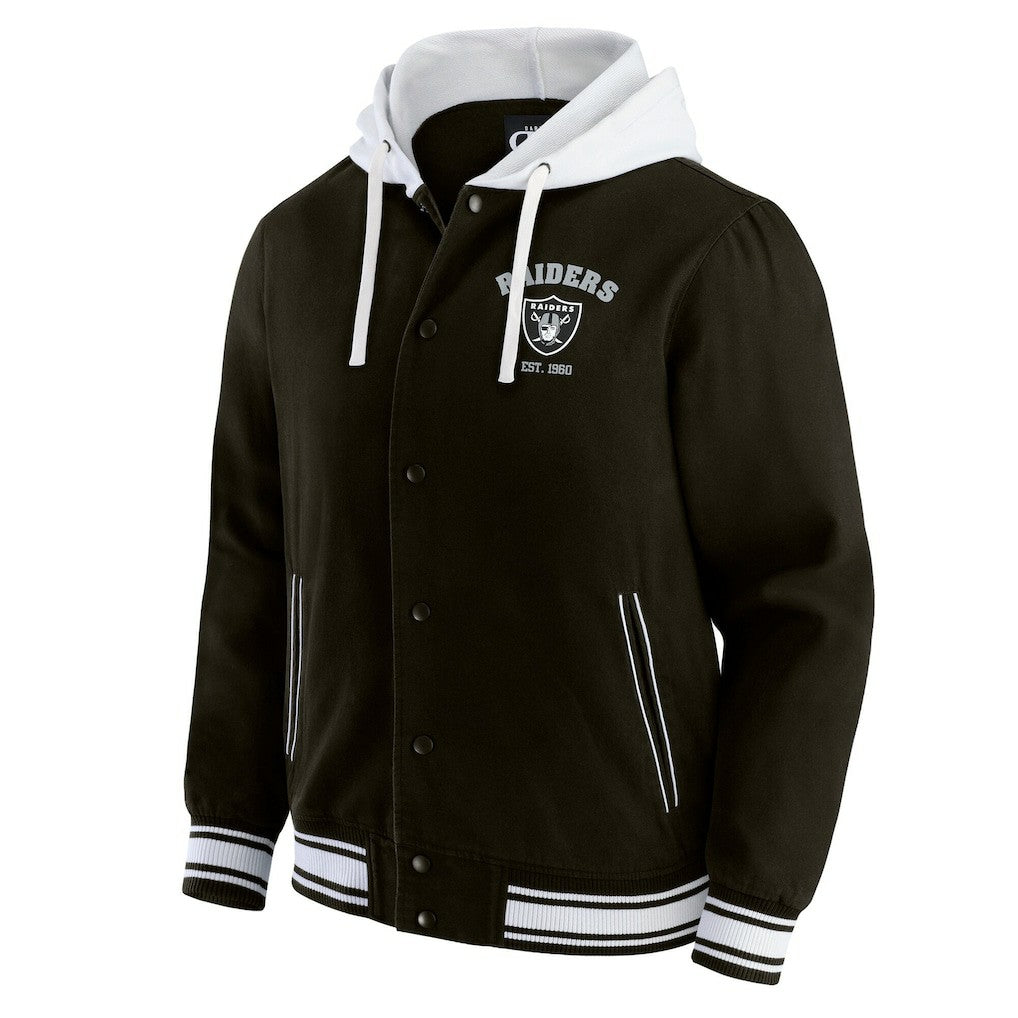 Las Vegas Raiders Darius Rucker Collection Full-Snap Hoodie Jacket - Black cheap