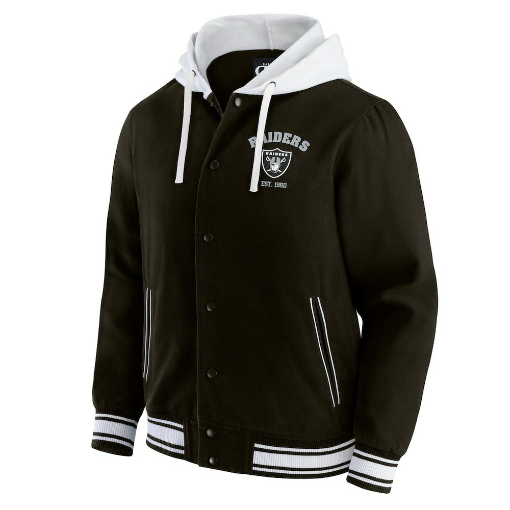 Las Vegas Raiders Darius Rucker Collection Full-Snap Hoodie Jacket - Black cheap