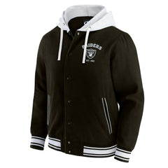 Las Vegas Raiders Darius Rucker Collection Full-Snap Hoodie Jacket - Black cheap