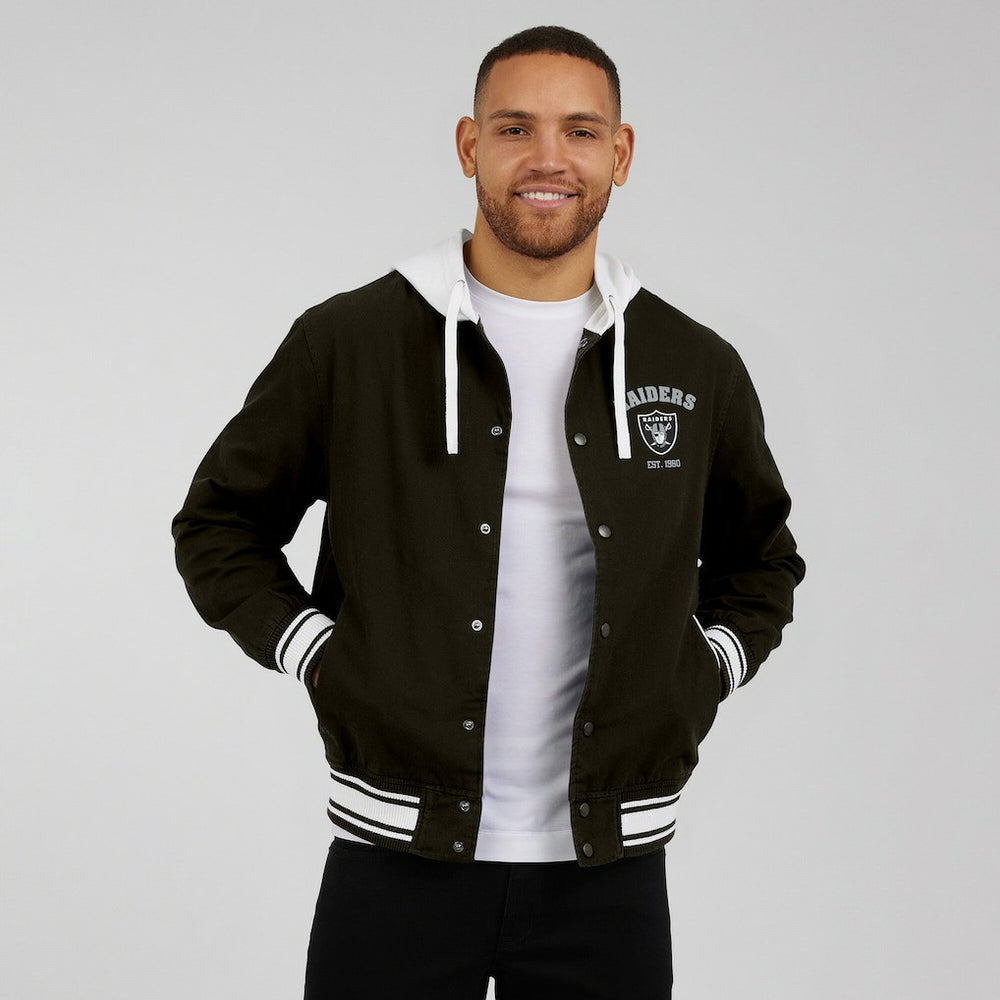 Las Vegas Raiders Darius Rucker Collection Full-Snap Hoodie Jacket - Black cheap