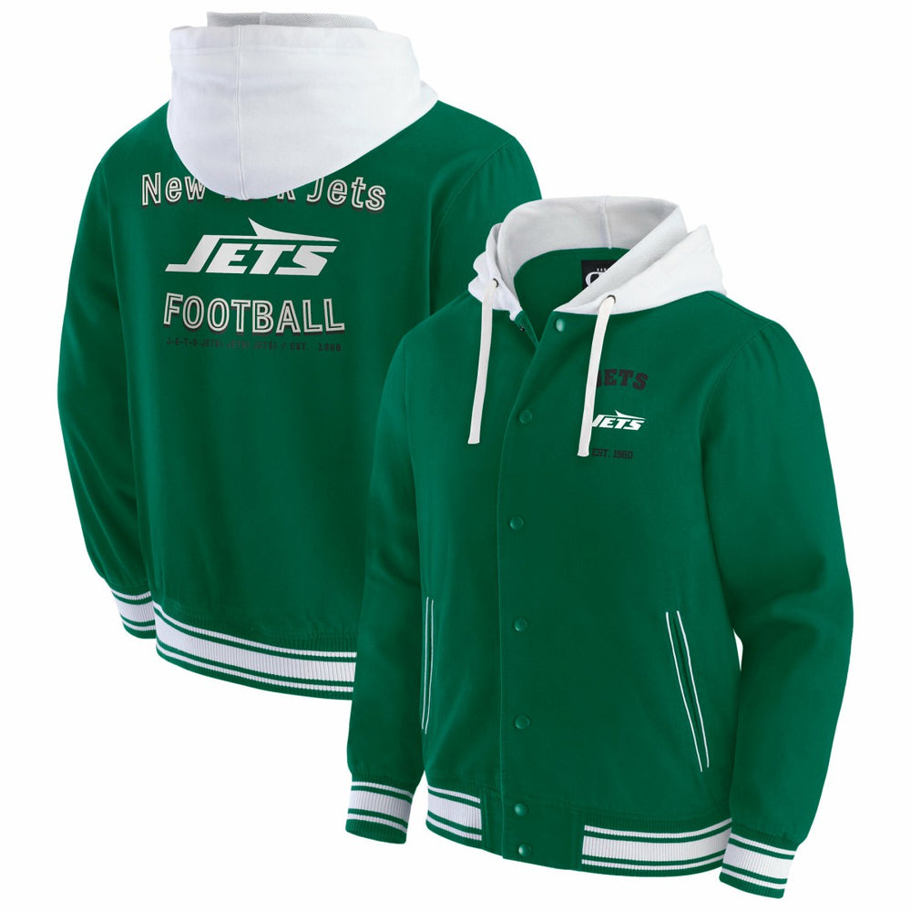 New York Jets Darius Rucker Collection Full-Snap Hoodie Jacket - Green online