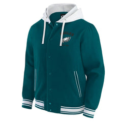 Philadelphia Eagles Darius Rucker Collection Full-Snap Hoodie Jacket - Midnight Green on sale