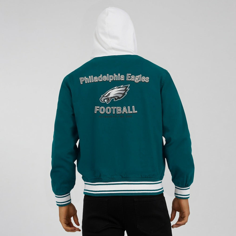 Philadelphia Eagles Darius Rucker Collection Full-Snap Hoodie Jacket - Midnight Green on sale
