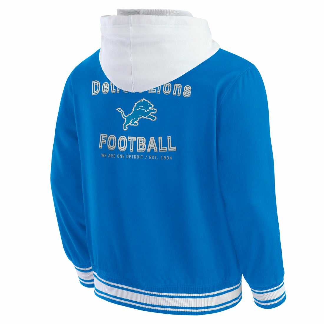Detroit Lions Darius Rucker Collection Full-Snap Hoodie Jacket - Blue for sale