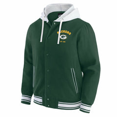 Green Bay Packers Darius Rucker Collection Full-Snap Hoodie Jacket - Green on sale