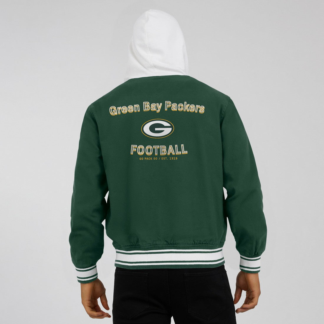 Green Bay Packers Darius Rucker Collection Full-Snap Hoodie Jacket - Green on sale