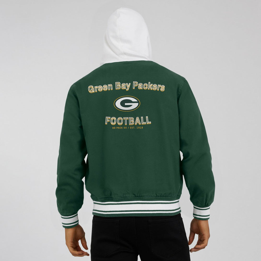 Green Bay Packers Darius Rucker Collection Full-Snap Hoodie Jacket - Green on sale