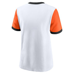 Cincinnati Bengals Women's Rewind Ringer Tri-Blend T-Shirt - White | Nike discount