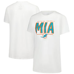 Miami Dolphins Women's Cheerleader T-Shirt - White cheap
