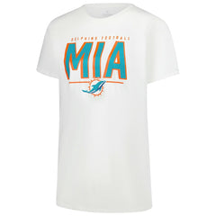 Miami Dolphins Women's Cheerleader T-Shirt - White cheap