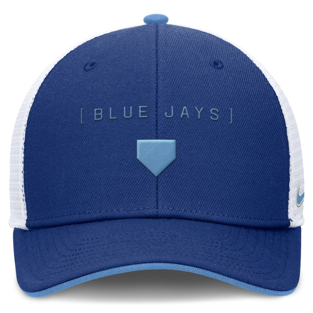 Toronto Blue Jays Rise Diamond Plate Performance Trucker Flex Hat - Royal | Nike