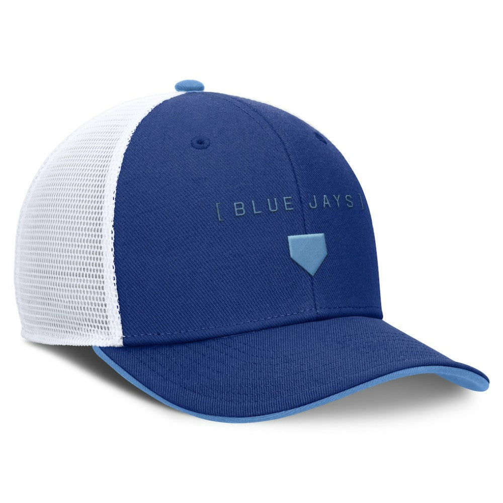 Toronto Blue Jays Rise Diamond Plate Performance Trucker Flex Hat - Royal | Nike