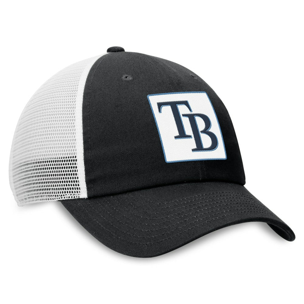 Tampa Bay Rays Rise Adjustable Trucker Hat - Black | Nike
