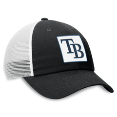 Tampa Bay Rays Rise Adjustable Trucker Hat - Black | Nike
