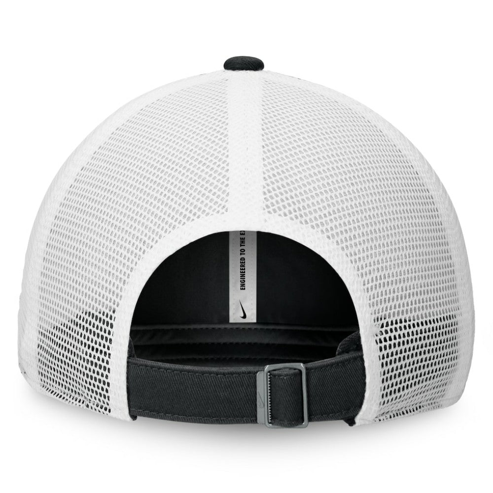 Tampa Bay Rays Rise Adjustable Trucker Hat - Black | Nike