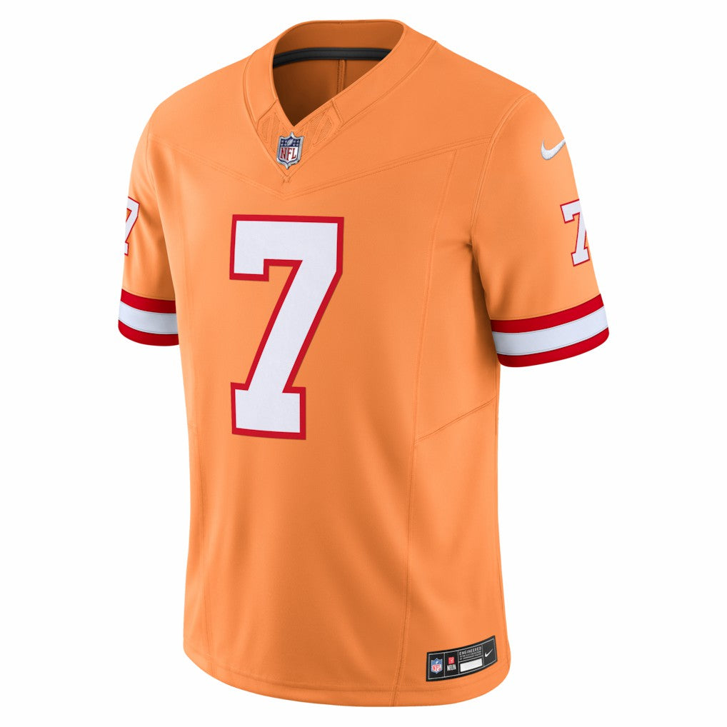 Bucky Irving Tampa Bay Buccaneers Alternate 2 Throwback Vapor F.U.S.E. Limited Jersey - Orange | Nike on sale