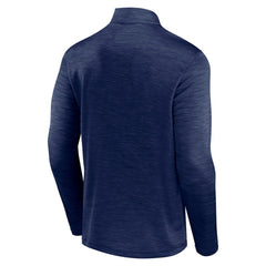 New York Yankees Fundamentals Quarter-Zip Pullover - Heather Navy