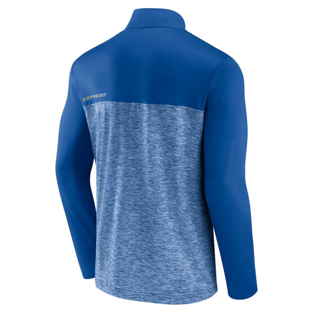 St. Louis Blues Fanatics Iconic Defender Quarter-Zip Jacket Blue