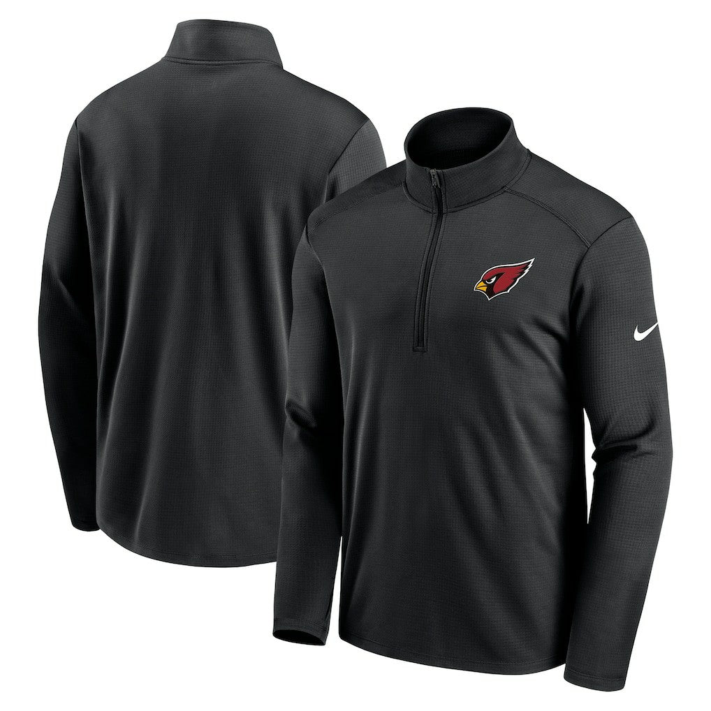 Arizona Cardinals Pacer Half-Zip Pullover - Black | Nike online