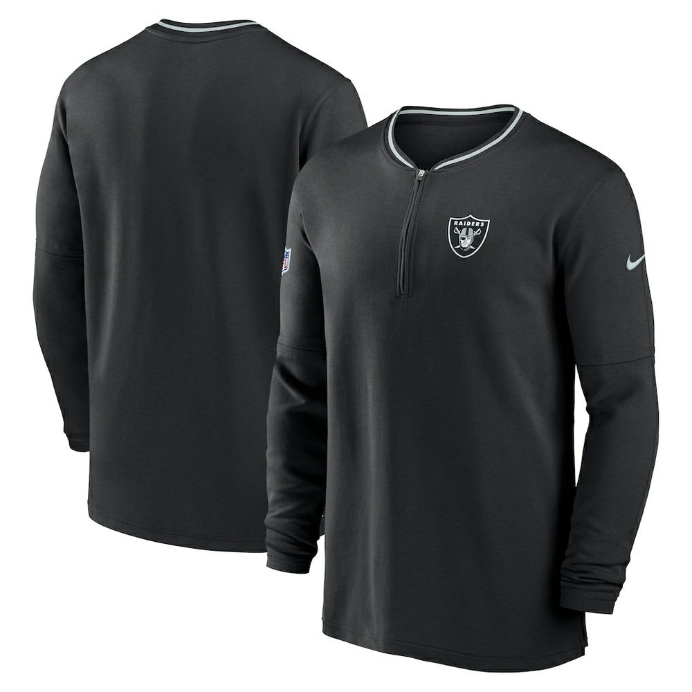 Las Vegas Raiders Coach Half-Zip Sweatshirt - Black | Nike sale