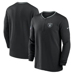 Las Vegas Raiders Coach Half-Zip Sweatshirt - Black | Nike sale