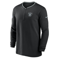Las Vegas Raiders Coach Half-Zip Sweatshirt - Black | Nike sale