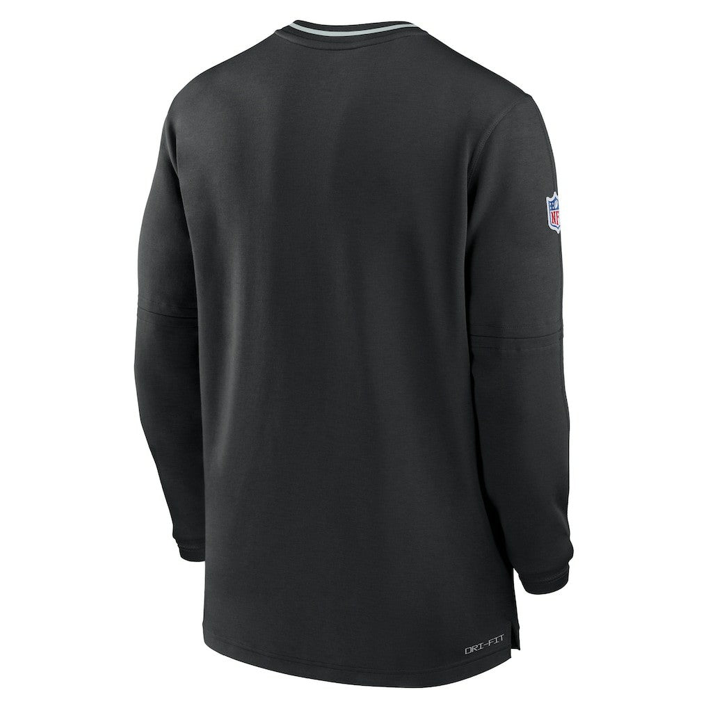 Las Vegas Raiders Coach Half-Zip Sweatshirt - Black | Nike sale