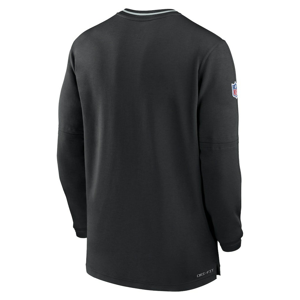Las Vegas Raiders Coach Half-Zip Sweatshirt - Black | Nike sale