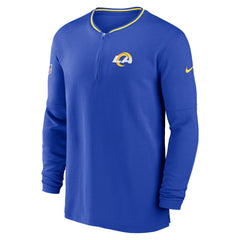 Los Angeles Rams Coach Half-Zip Sweatshirt - Royal | Nike discount