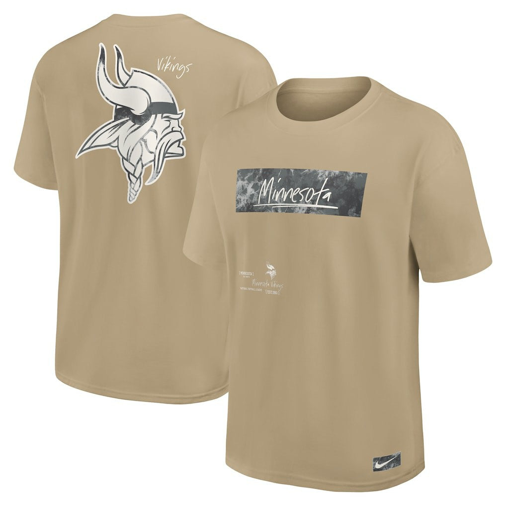 Minnesota Vikings Statement Max90 T-Shirt - Tan | Nike for sale