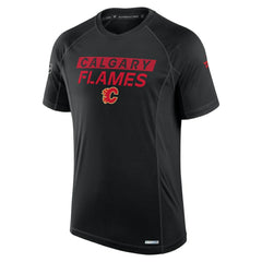 Calgary Flames Fanatics Authentic Pro Rink Tech T-Shirt Black