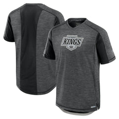 Los Angeles Kings Fanatics Authentic Pro Rink Performance T-Shirt Heather Charcoal